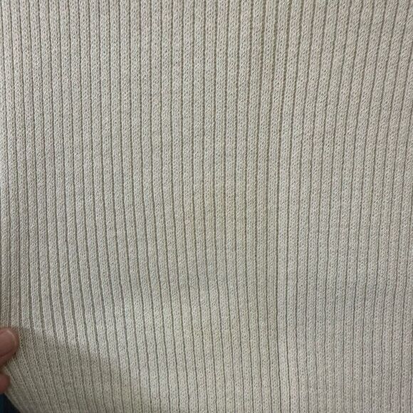 St. John Sport Ribbed Knit Wool Blend Cardigan with Faux Pearl Trims sz Small - Picture 10 of 10